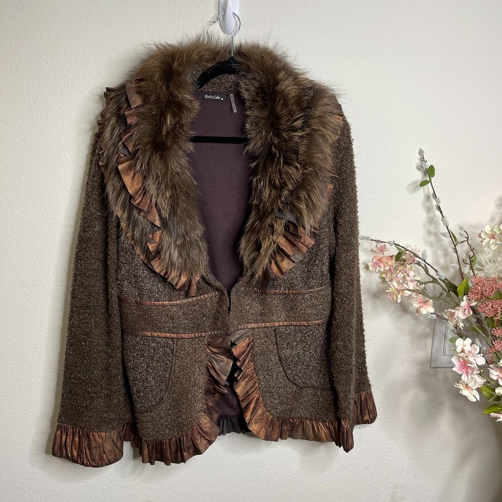 Dolce Cabo Jacket | Raccoon Fur